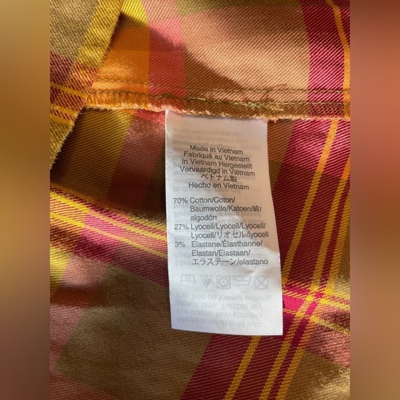 Madewell Womens Sleeveless Plaid Babydoll Cami Dress Size XS - Picture 7 of 8